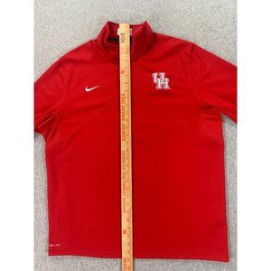 Houston Cougars Nike Dri Fit Quarter Zip Athletic Dept Pullover (Men's XL) Red